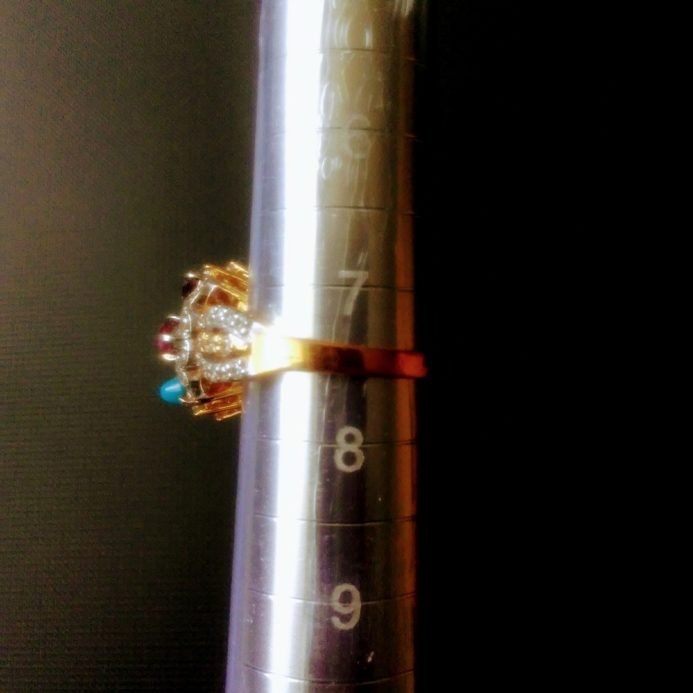 22k solid gold Royal dome ring ! - Picture 9 of 9
